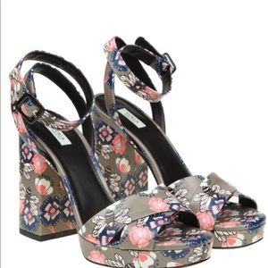 FURLA High Heeled Leather Sandals